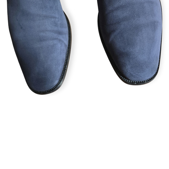 Christian Louboutin Danny Flex Blue Navy Suede Loafers - Picture 4 of 11